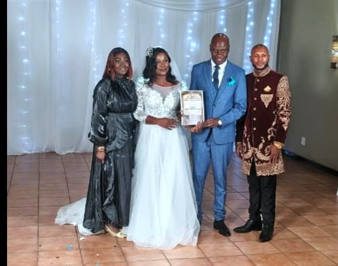 Officiating a wedding ceremony