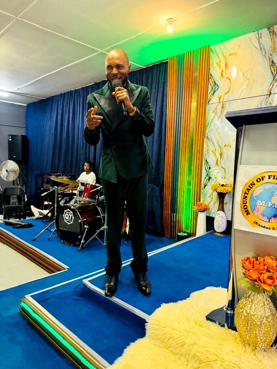 Guest ministration at Mountain of Fire Ministries International